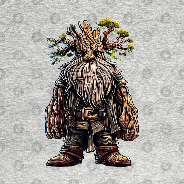 Fantasy Shepherd of trees by TomFrontierArt